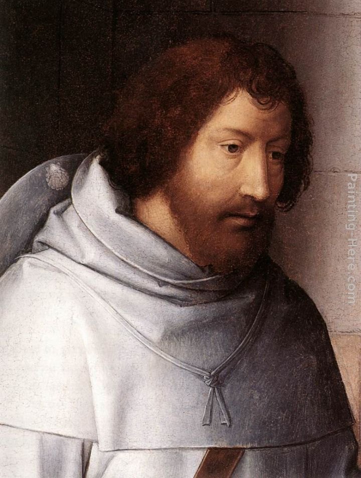 Hans Memling St John Altarpiece [detail 11, closed]